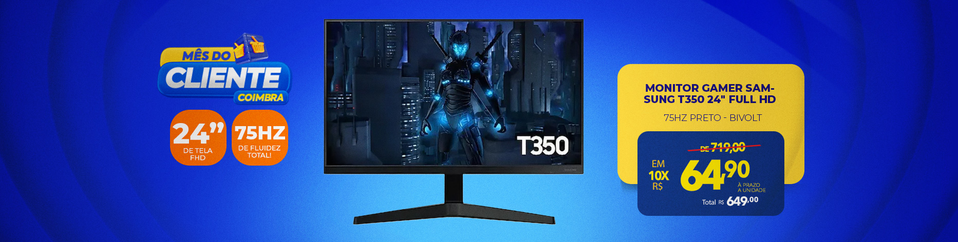 Monitor Samsung 24 pol